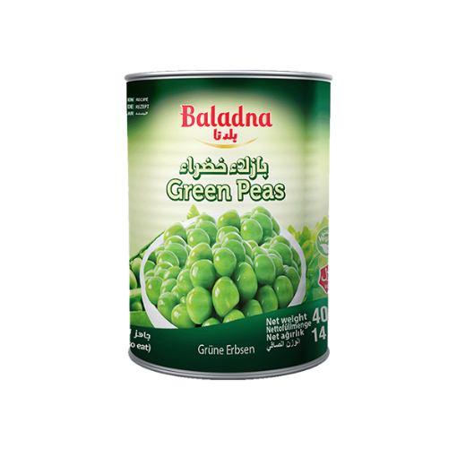 Bild von Baladna grüne Erbsen Halal 400g