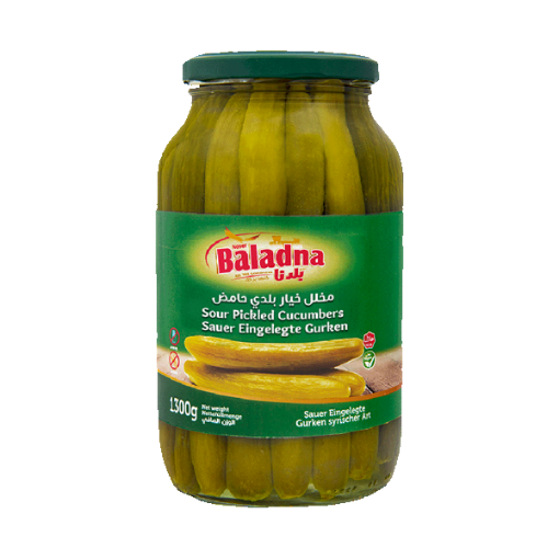 Bild von Baladna sauer eingelegte Gurken, Halal, 1300 g